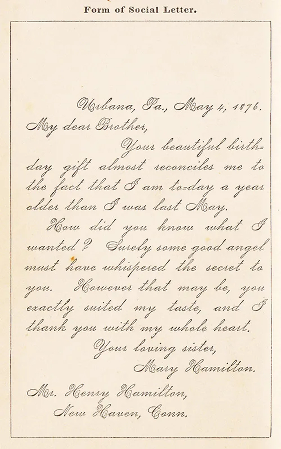 letter